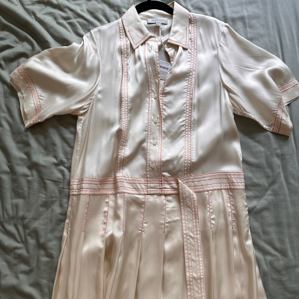 Lee Mathew drop waist dress